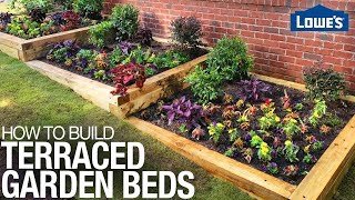 How to Build a Terraced Garden Bed on a Slope [upl. by Norda]