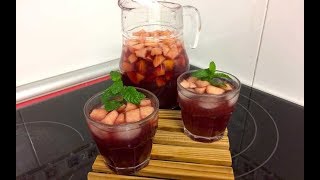 COMO HACER SANGRIA CASERA  REFRESCANTE [upl. by Othilia]