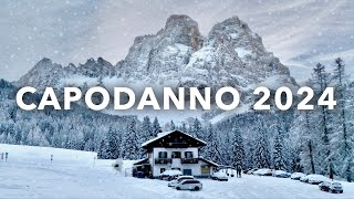 CAPODANNO 2024 ai piedi del PELMO  Invernale del Rifugio Venezia  Rifugio Aquileia  Dolomiti 4K [upl. by Ahsenaj]