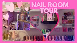 NAIL ROOM TOUR NAIL GEL NAIL ART [upl. by Evelc]