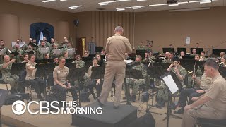 Behind the scenes with the US Navy Band before its holiday concert [upl. by Barling782]