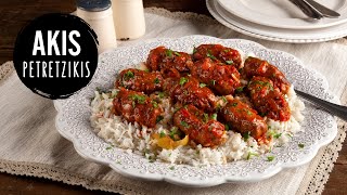 Greek meatballs  Soutzoukakia  Akis Petretzikis [upl. by Moseley57]