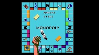 Monopoly NES PlaythroughLongplay [upl. by Nylevol671]