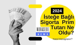 2024 İsteğe Bağlı Sigorta Primi Tutarı Ne Oldu Hesaplama Nasıl Yapılıyor [upl. by Aeriell]