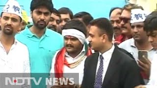 Hardik Patel leaves jail 9 months after being arrested for sedition [upl. by Ahserak]