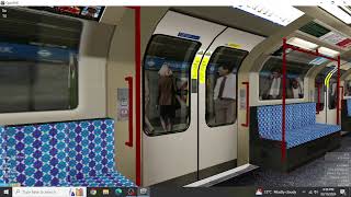 Victoria Line Full Journey 1992 Refurbished 2009TS Stock [upl. by Enihsnus]