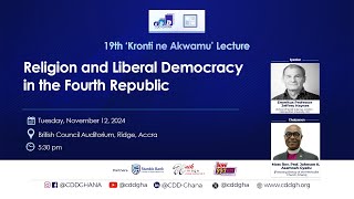 The 19th edition of the Kronti ne Akwamu Lecture [upl. by Ahsoyem]