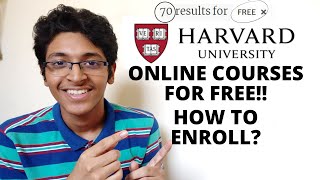 70 FREE Courses By Harvard University🔥🔥  How To Enroll  Available For Limited Time [upl. by Schick908]