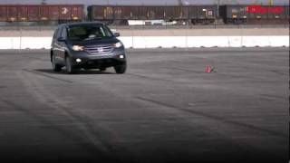 2012 Honda CRV  Track Test [upl. by Atinel]