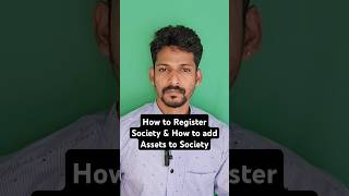 Society registration process and How to add Assets to Society [upl. by Eenafit]