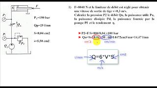 Exercice en hydraulique industrielle [upl. by Annhoj]