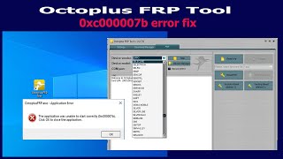 Octoplus FRp Tool unable to start correctly 0xc000007b error fix 100 ibypassnepal [upl. by Barbabas484]