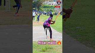 Nizar malli 🔥 trending cricket allrounder cricketleague shortvideo shorts sports song ipl [upl. by Roxine]