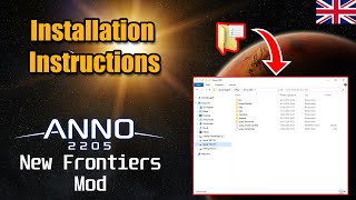 Anno 2205 New Frontiers  How to install this most extensive mod for Anno 2205 EN [upl. by Haidebez]