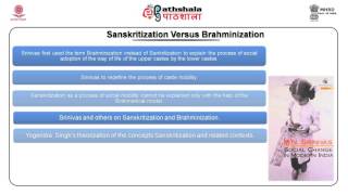 Westernisation and Sanskritisation [upl. by Lavina]