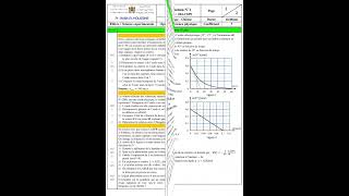 Contrôle continu N°1 semestre 1 modèles 2 physique chimie 2bac [upl. by Entsirhc]