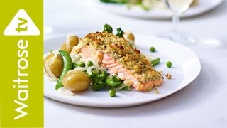 Baked HoneyMustard Salmon  Waitrose [upl. by Ardnoed]