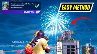 How to EASILY Reveal opponents with Flare Gun or Firework Flare Gun Fortnite [upl. by Anirtal]