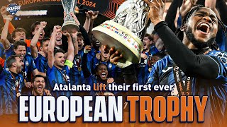 ATALANTA LIFT THEIR FIRSTEVER EUROPEAN TROPHY 🏆  CBS Sports Golazo [upl. by Etnelav]