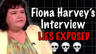 EXPOSED Every LieContradiction Fiona Harvey Made In Her Interview With Piers Morgan [upl. by Aneehsram]