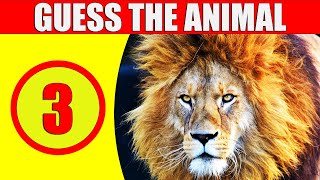 Guess the Animal in 3 SECONDS  100 Random Animals  Game for Kids Preschoolers and Kindergarten [upl. by Er]