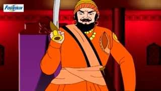 Shivaji Maharaj Marathi Animated Story  Shahiste Khanawar Halla [upl. by Nahte]