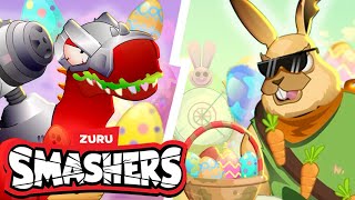 Distract the BEASTer Bunny with Chocolate Carrots 🐰 EASTER SPECIAL 🐣 dinosaurs for kids dinosaur egg [upl. by Innej393]