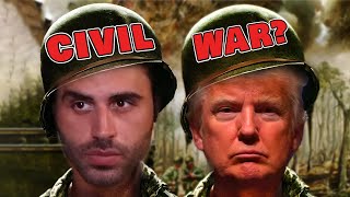 Donald Trump attacked Upcoming Civil War  Zherka x FreshFitMiami [upl. by Ayatal]