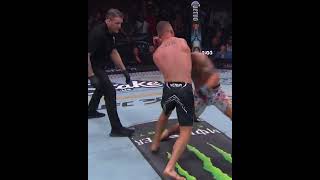 Gaethje vs Holloway stoppage ufc ufc300 gaethje [upl. by Felicio]