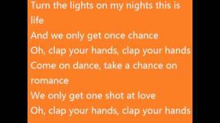 Sia  Clap your hands with lyrics on screen [upl. by Adrial122]