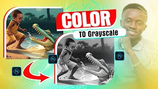 Convert ANY Color Image to Grayscale in SECONDS [upl. by Edgell]