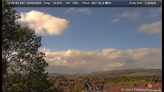 15 September 2024  Lochgelly WeatherCam Timelapse [upl. by Ninnahc]