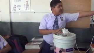 SCIENCE PROJECT BY CLASS 10 AIR COOLER BY ASHWIN [upl. by Cirderf449]