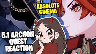 ABSOLUTE CINEMA Natlan Archon Quest ACT 3 amp 4 FULL REACTION  Genshin Impact [upl. by Luelle626]