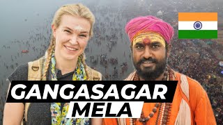 GANGASAGAR MELA 2023  Foreigner visits holy festival in West Bengal [upl. by Mcloughlin39]