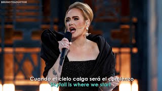 Adele  Skyfall  Lyrics  Español One Night Only [upl. by Bathelda]