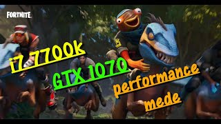 GTX 1070×CORE i7 7700kfortnite fps test chapter 4 season 3performance mode 2023 [upl. by Verna871]