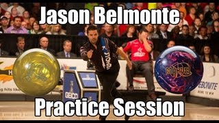 Jason Belmonte  IQ Tour Pearl and Marvel Pearl Practice Session [upl. by Teresita]