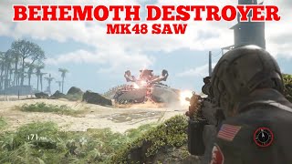 MK48 SAW vs Behemoth in Ghost Recon Breakpoint  Extreme Difficulty [upl. by Sholom]