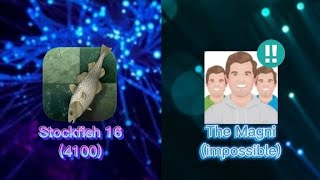 Stockfish 16 4100 vs The Magni impossible brilliantmove [upl. by Corabel]