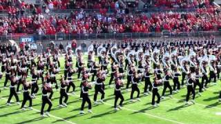 Ohio State University Marching Band Ramp Entry Script Ohio amp Pregame OSU vs IU 11 5 2011 [upl. by Gniliem]