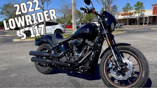 2022 HarleyDavidson Lowrider S 117  Full Walkaround and Feature Breakdown [upl. by Winnah]