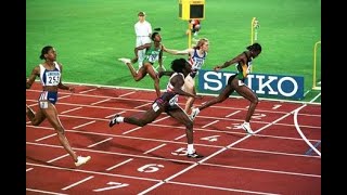 Merlene Ottey 200m Wins the Gold Medal of the World Championships in Stuttgart 1993 [upl. by Inesita762]