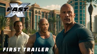 FAST X PART 2 – FIRST TRAILER 2025 Paul Walker Vin Diesel Dwayne Johnson [upl. by Argella]