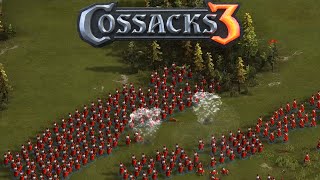 Cossacks 3 Gameplay  Russia Gameplay 1vs1 Hard AI [upl. by Einneg894]