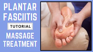 Massage Therapy  Plantar Fasciitis [upl. by Ailesor]