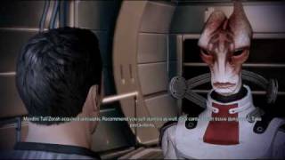 Mass Effect 2  Mordins Medical Advise Tali [upl. by Goodson]