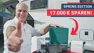 17000 € SPAREN 🔴 Carthago Wohnmobil SPRING EDITION 2024 [upl. by Weisler]