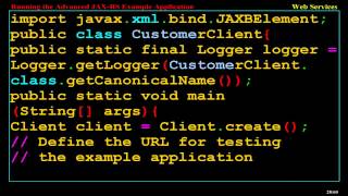 Running the Advanced JAXRS Example Application [upl. by Yelahs]