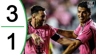 Inter Miami vs Nashville 31 Highlights amp Goals  Lionel Messi amp Luis Suarez Combine [upl. by Mouldon736]